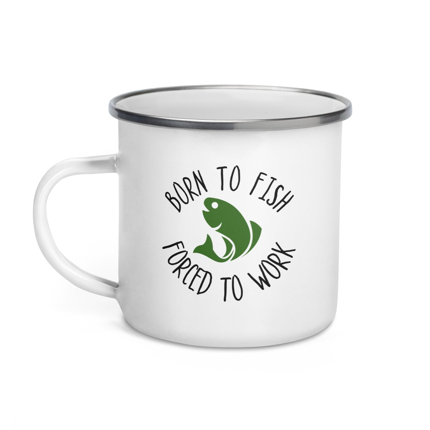 Born to Fish Enamel Mug - Longshot Tactical