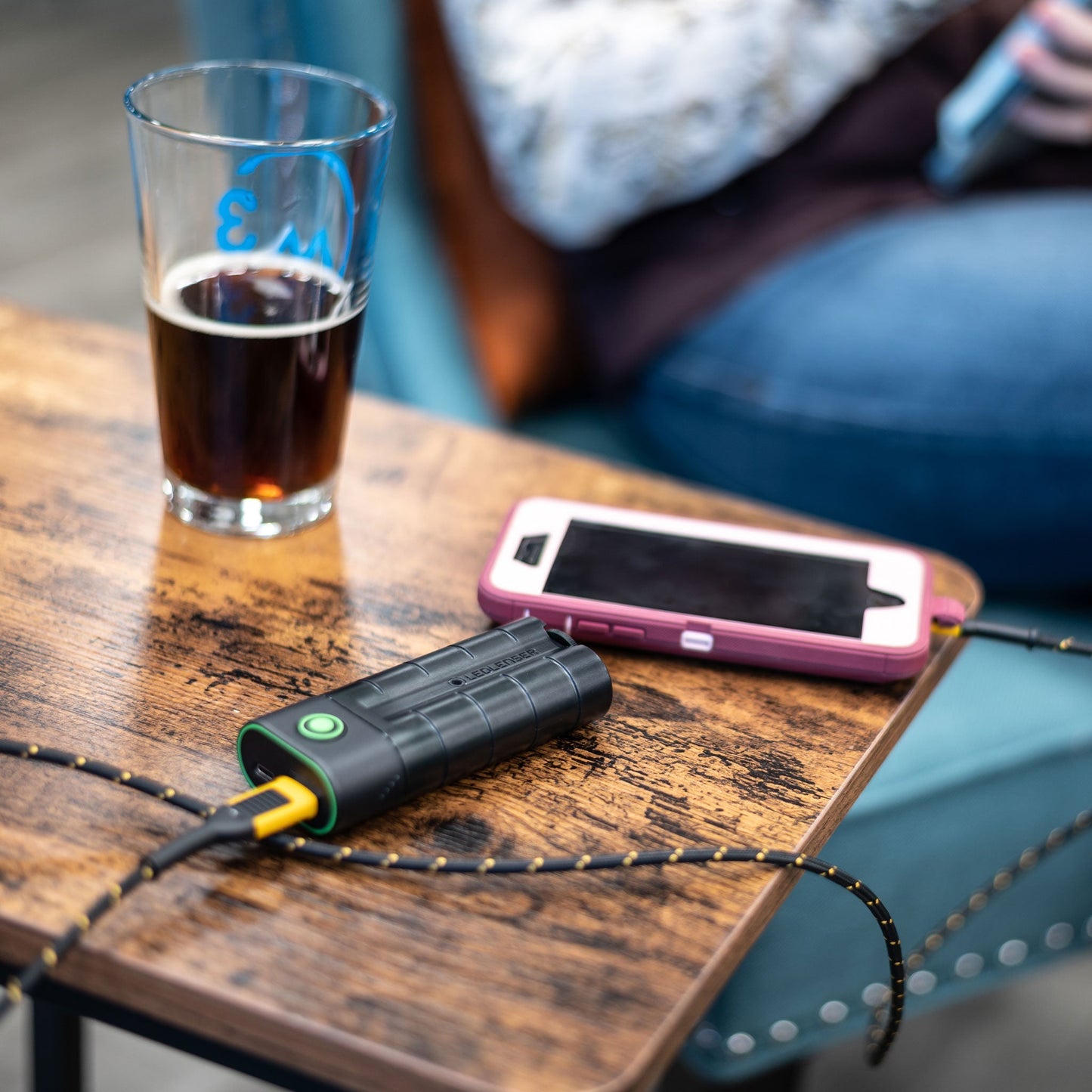 FLEX7 Li - ion Power Bank Plus 6800mAh, Includes 2 x 18650 - Longshot Tactical