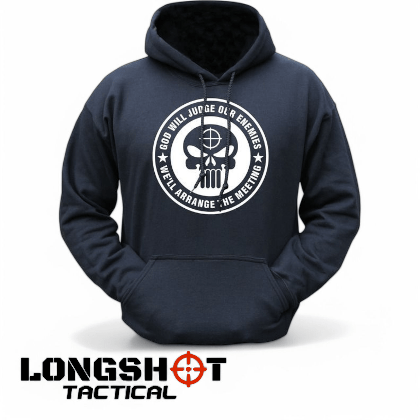 God Will Judge Hoodie – Black - Longshot Tactical