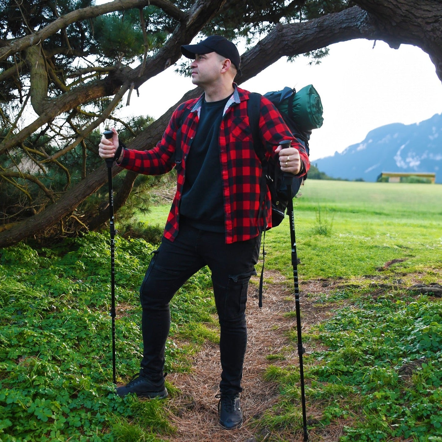 HikeWare Aluminium Hiking Poles - Longshot Tactical