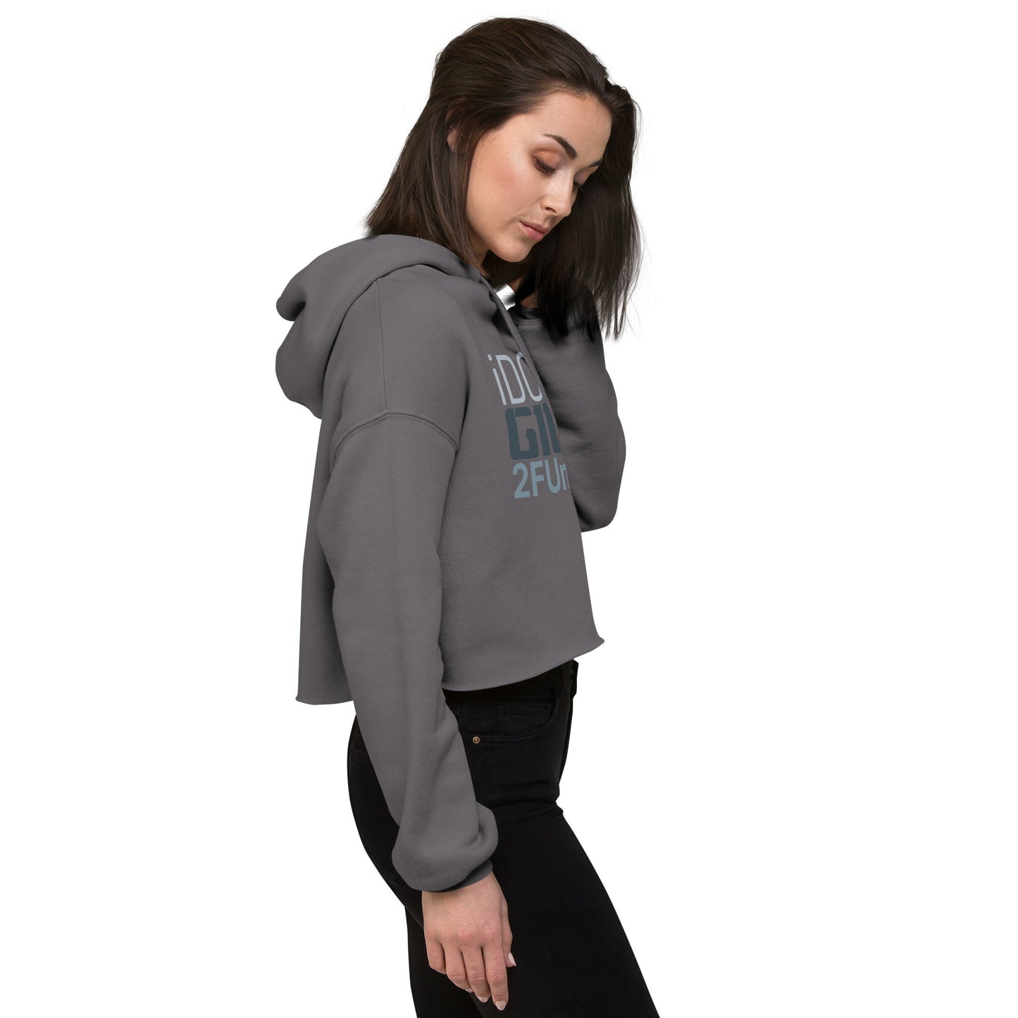 I don't give 2 funks Crop Hoodie - Longshot Tactical