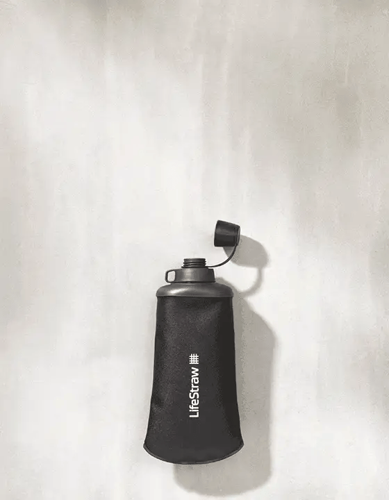 Lifestraw Peak Series Collapsible Squeeze bottle with Filter 1L - Longshot Tactical