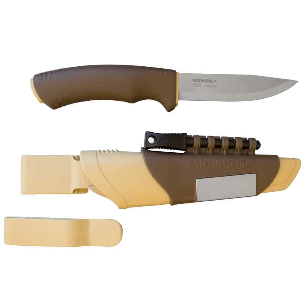Morakniv Bushcraft Survival Desert Knife - Longshot Tactical