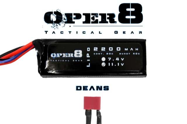 Oper8 11.1v 2200MAH LiPo Block Battery - Longshot Tactical