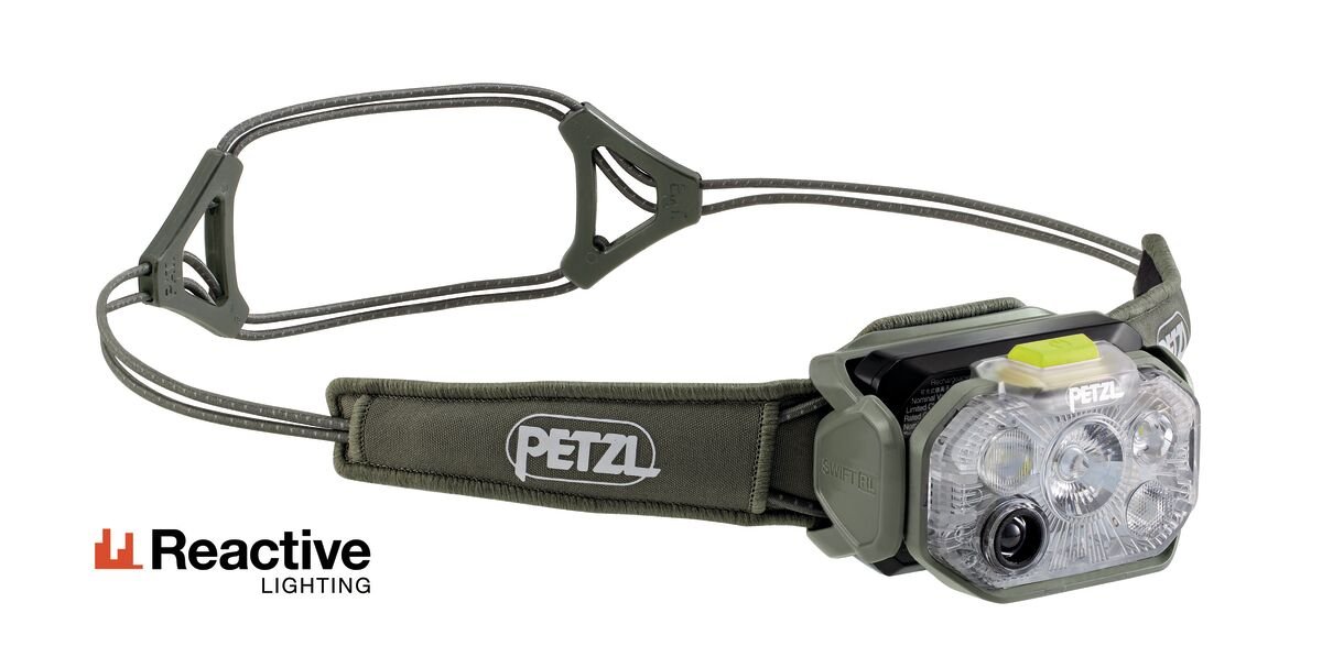 Petzl SWIFT® RL Headlamp (Various Colours) 1100 Lumens Updated Version - Longshot Tactical