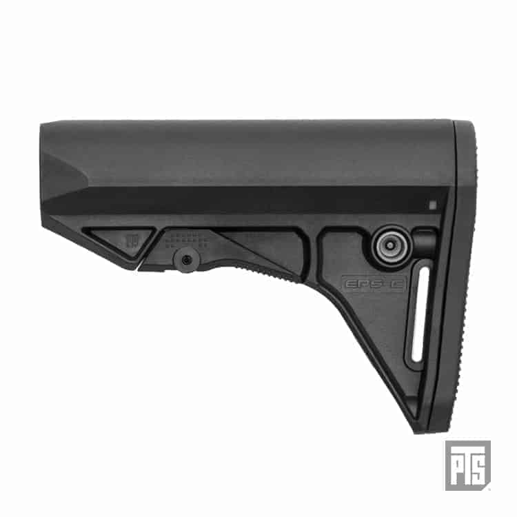PTS Enhanced Polymer Stock - Compact (EPS-C) - Black - Longshot Tactical
