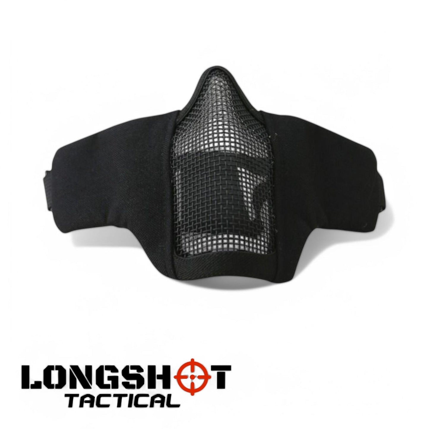Recon Airsoft Face Mask – Black - Longshot Tactical
