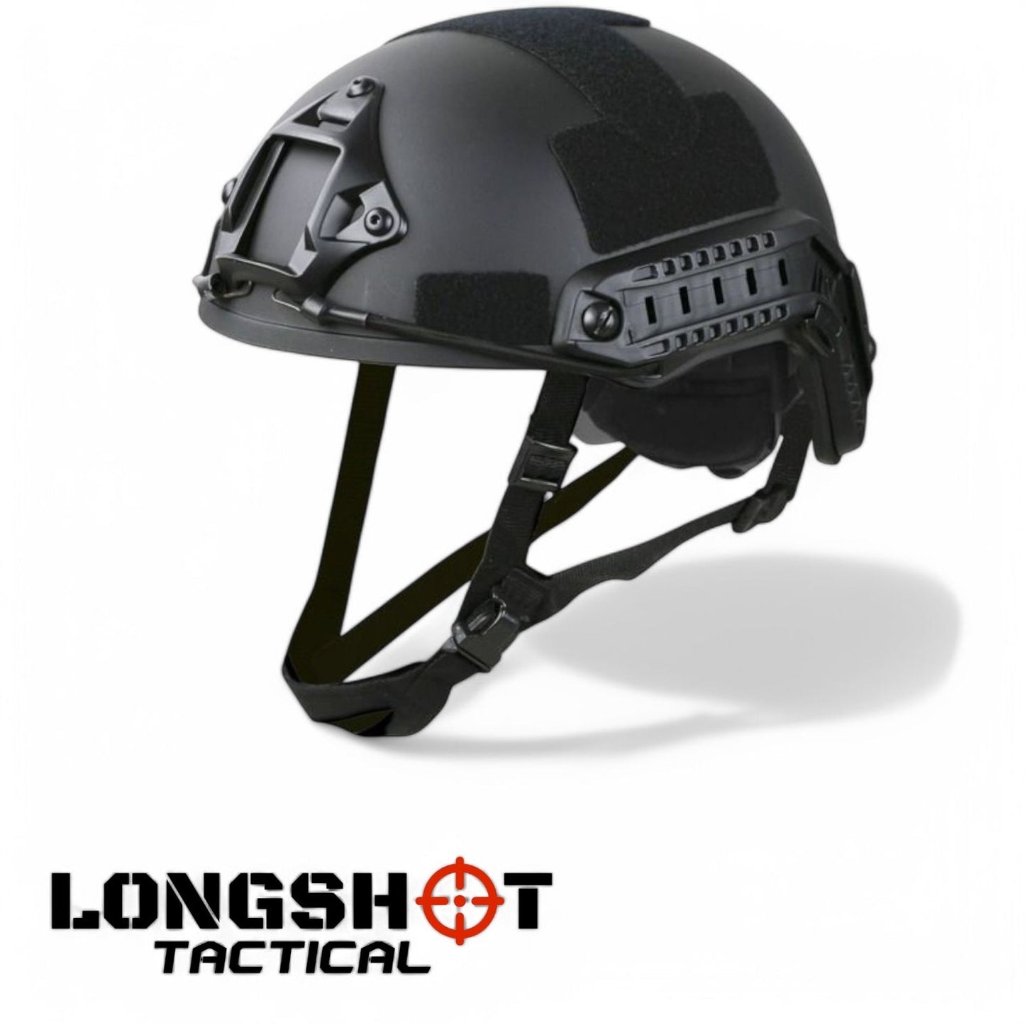 Tactical Airsoft Fast Helmet Replica – Black - Longshot Tactical