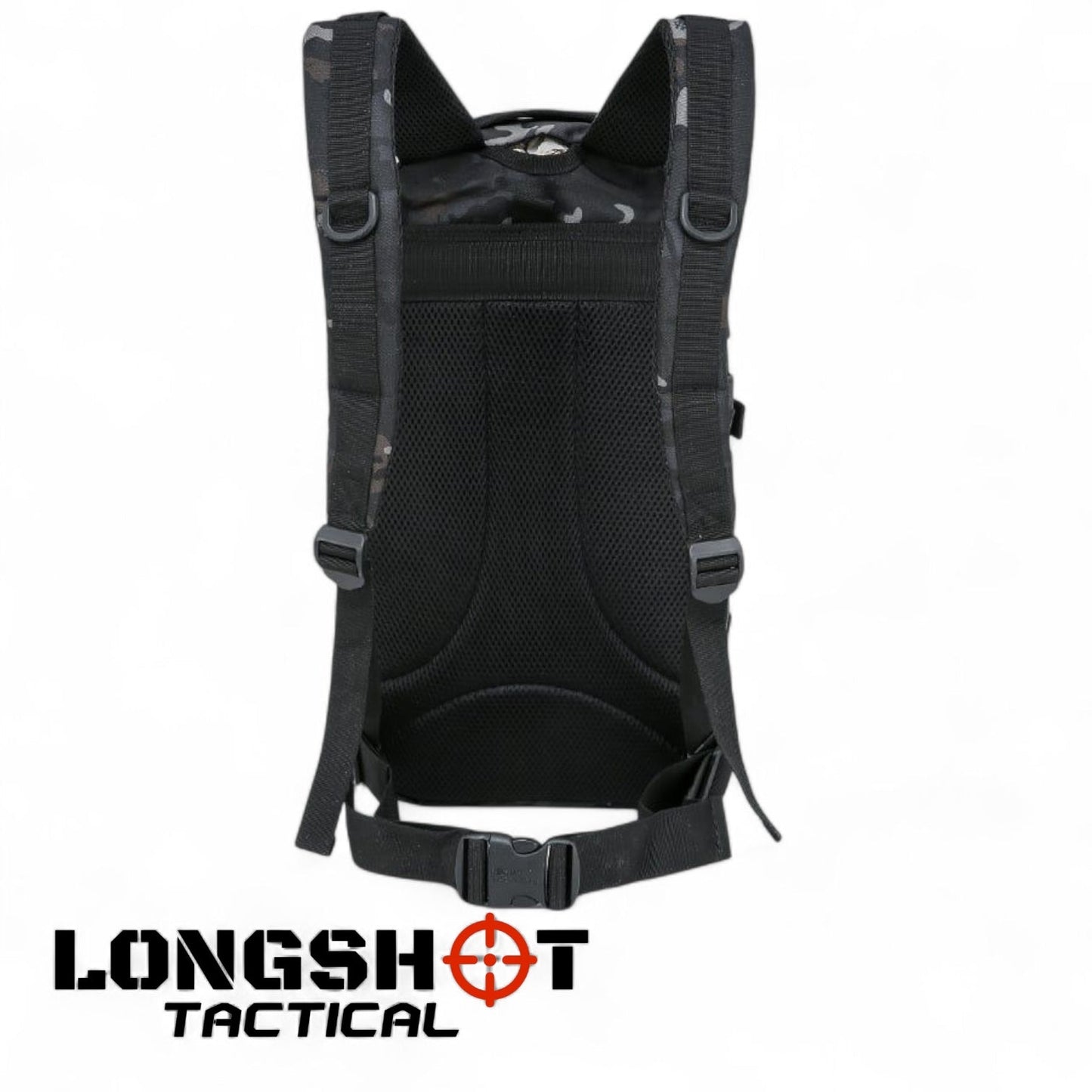 Tactical Backpack Small Molle Assault Pack 28 Litre – BTP Black - Longshot Tactical