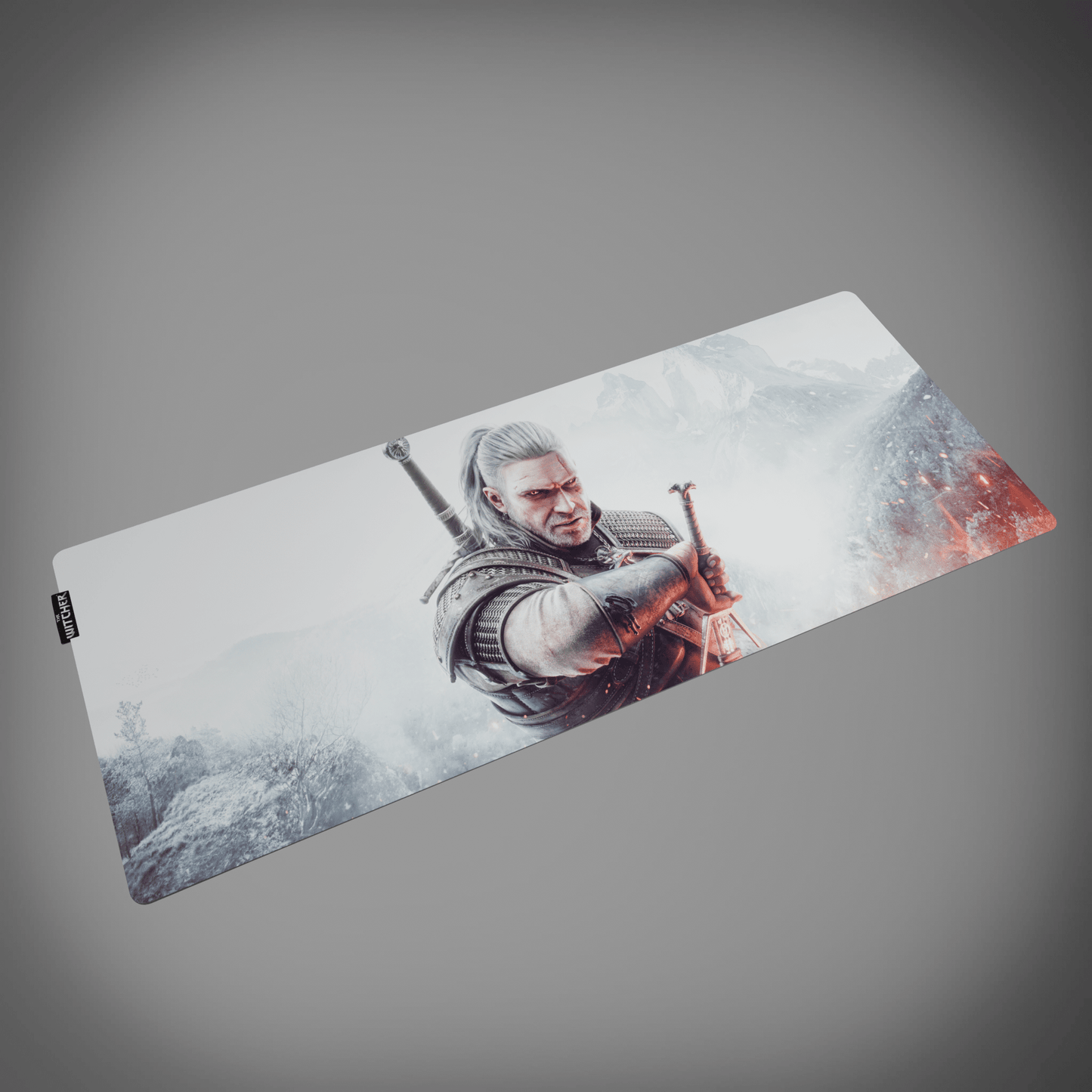 The Witcher™ Desk Mat - Geralt of Rivia Box Art - Longshot Tactical
