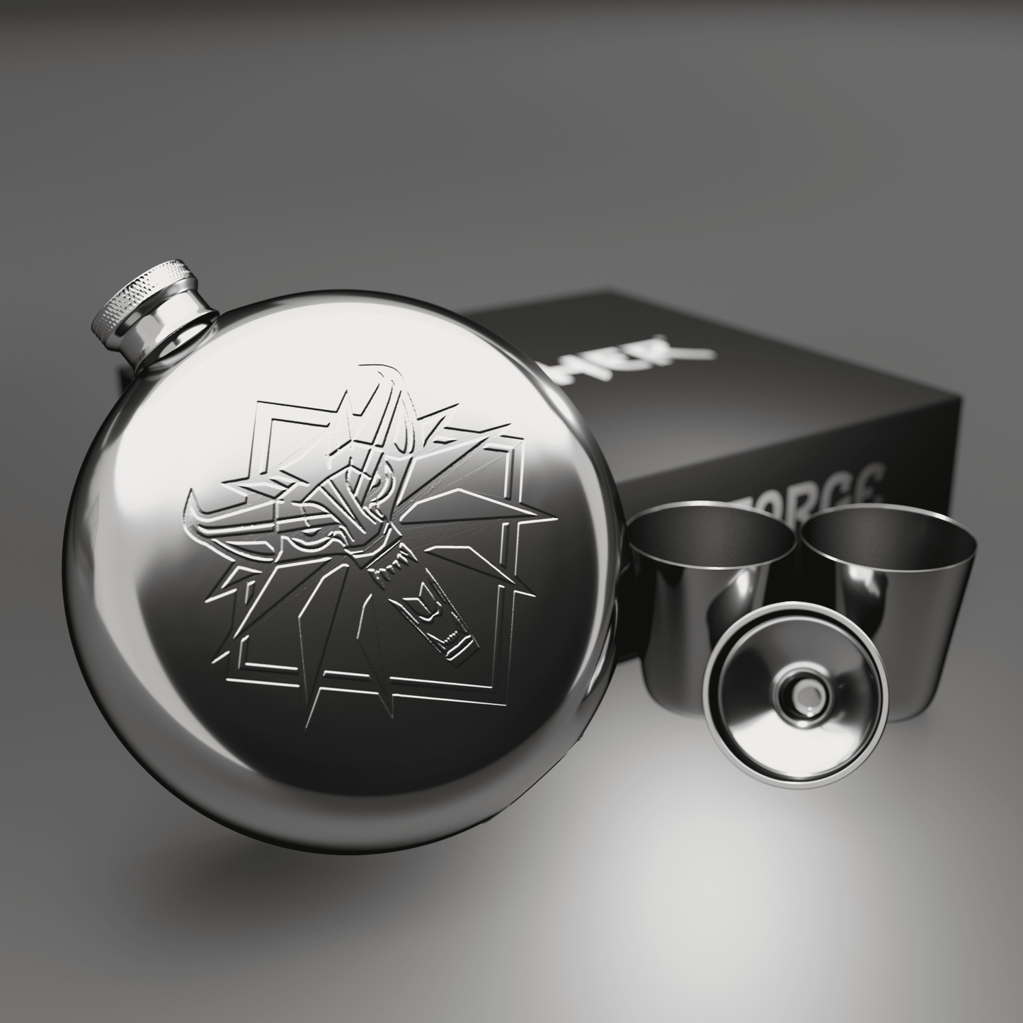 The Witcher Hip Flask Gift Set - Longshot Tactical