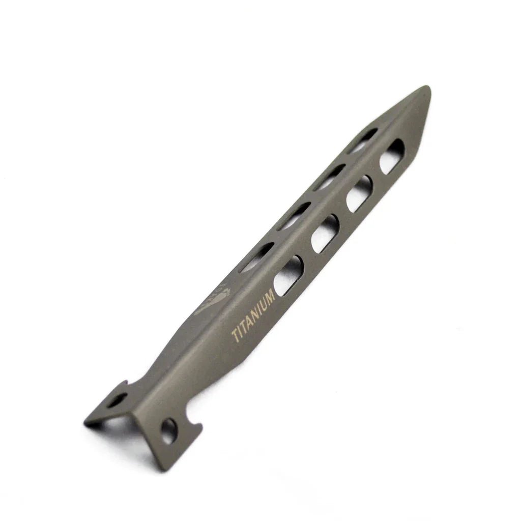 Toaks Titanium Large V - Shaped Tent Pegs (6 pack) - Longshot Tactical