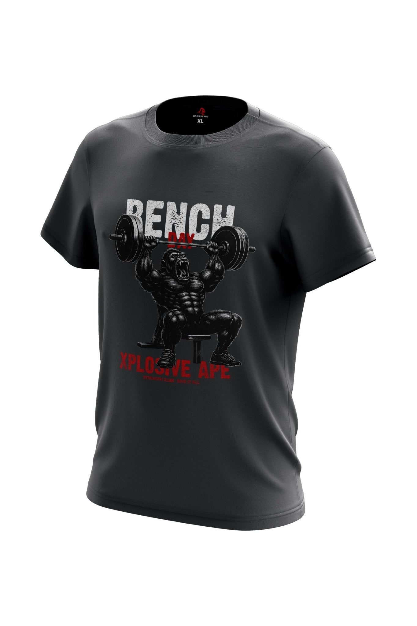 XAPE Bench Day V4 Tee - Charcoal - Longshot Tactical