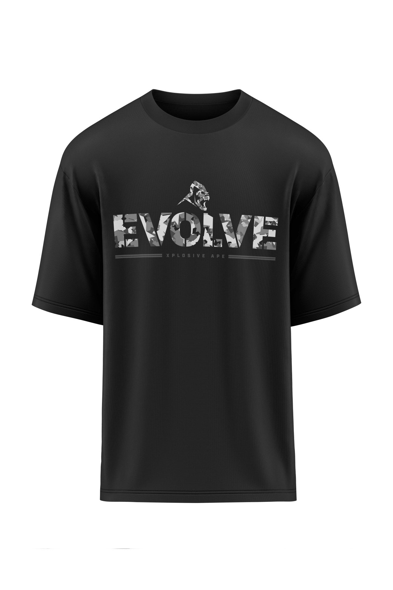 XAPE Evolve Camo Oversized Tee - Black - Longshot Tactical