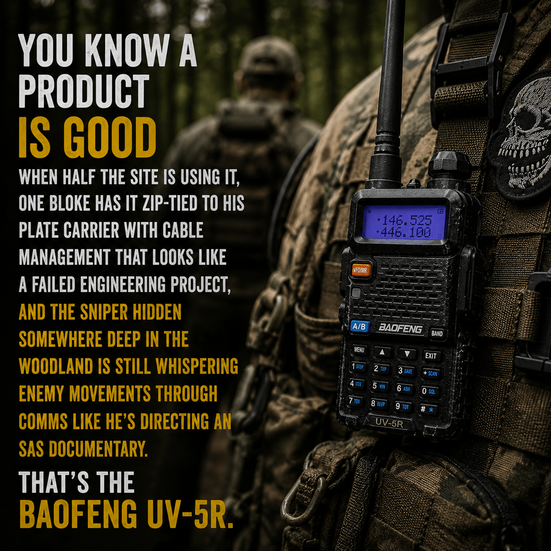 Baofeng UV-5R Review: The Best Value Airsoft Radio for Milsim Players? - Longshot Tactical