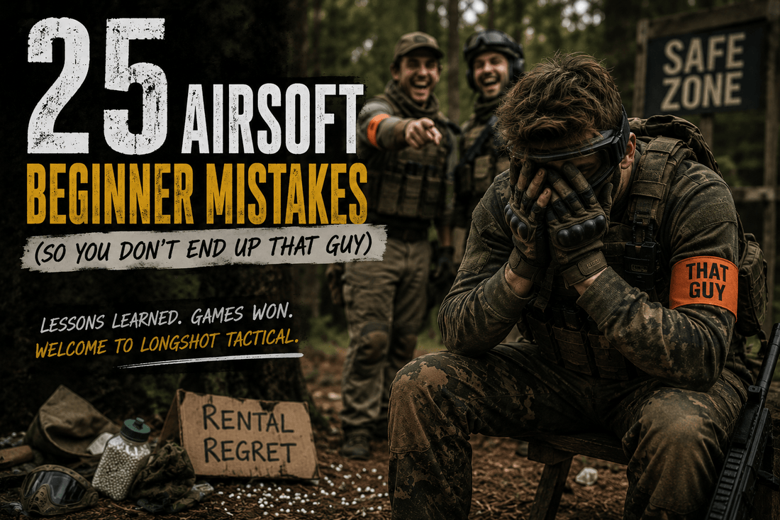 Beginner Airsoft Mistakes | What New Players Get Wrong - Longshot Tactical