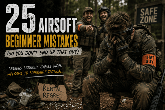 Beginner Airsoft Mistakes | What New Players Get Wrong - Longshot Tactical