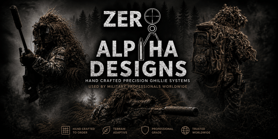 Zero Alpha Designs Ghillie Systems | Professional Concealment - Longshot Tactical