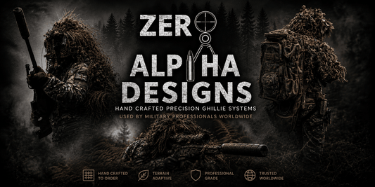 Zero Alpha Designs Ghillie Systems | Professional Concealment - Longshot Tactical