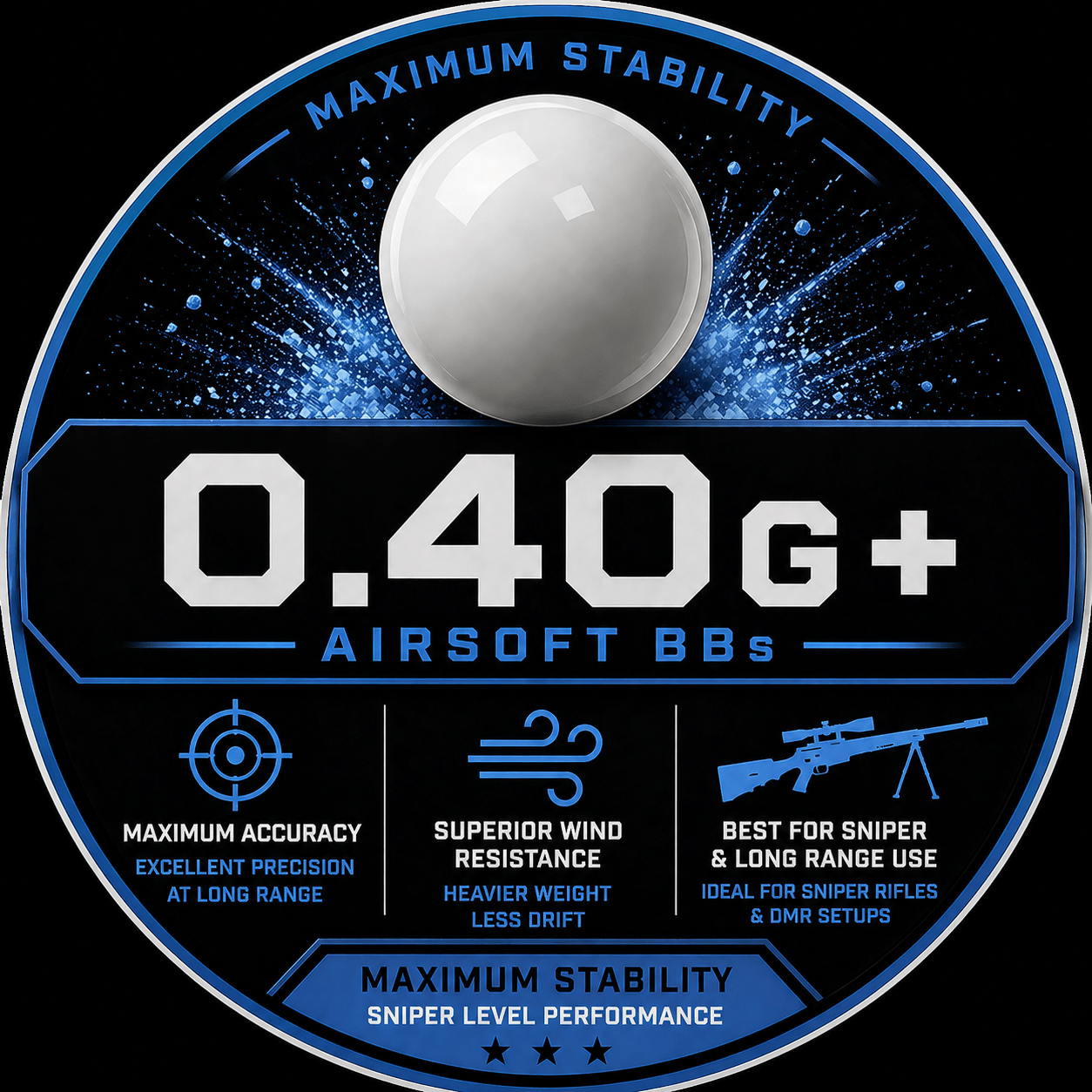 0.40g+ BBs - Longshot Tactical