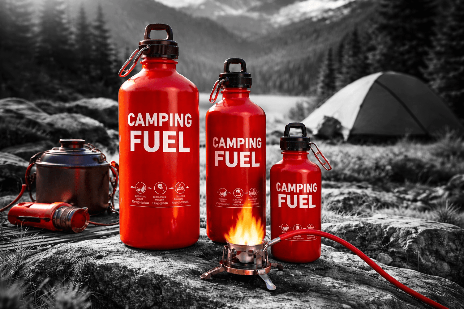 Camping fuel bottles - Longshot Tactical