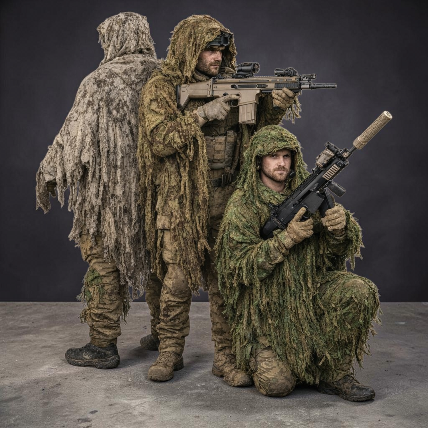 KMCS Ghillie Suits, Camouflage & Concealment