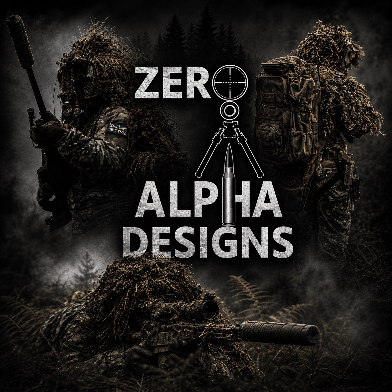 Zero Alpha Designs Hand Crafted Ghillie Systems - Longshot Tactical