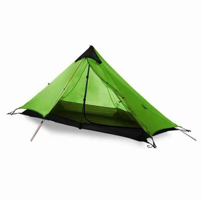 3F UL Gear Lanshan 1 - 3 Season Tent (Green, T Zip) 2026 Version - Longshot Tactical