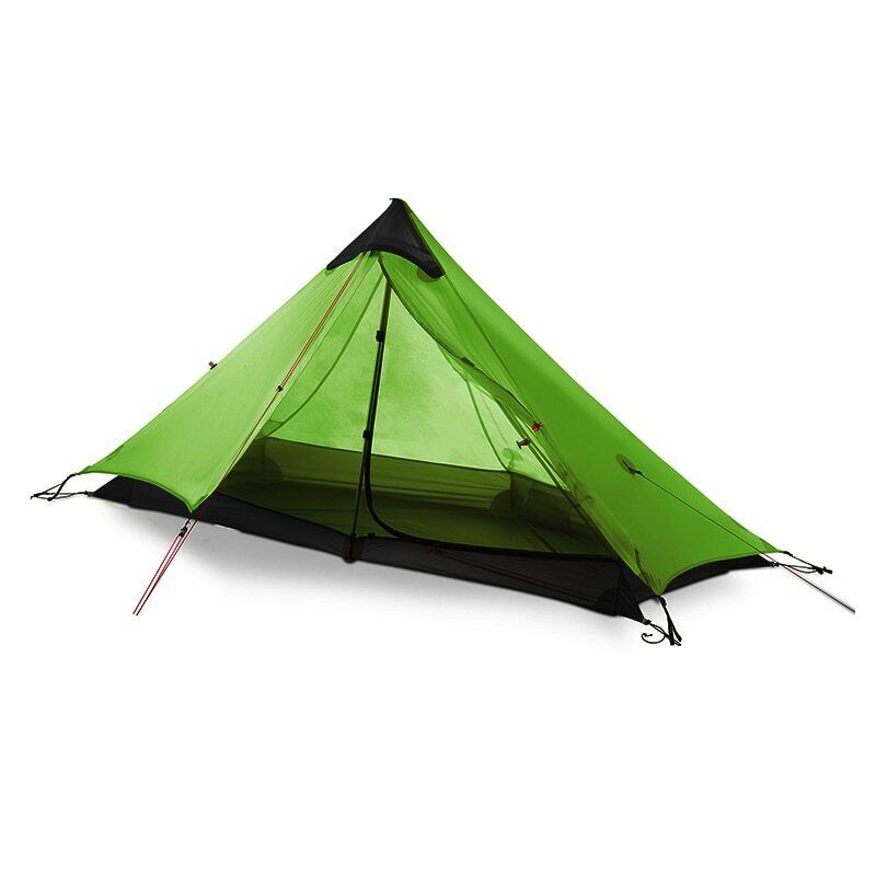 3F UL Gear Lanshan 1 - 4 Season Tent (Green, T Zip) - Longshot Tactical