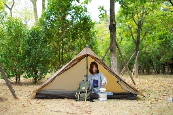 3F UL Gear Lanshan 1 Pro 3 season tent - Khaki (T Zip) - Longshot Tactical