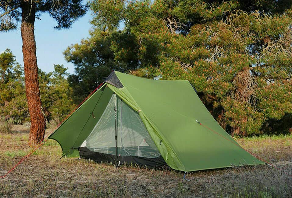 3F UL Gear Lanshan 2 Classic 3 - Season Tent - Green (T Zip) - Longshot Tactical