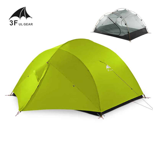 3F UL Gear Qingkong 3 Season Tent - Green - Longshot Tactical