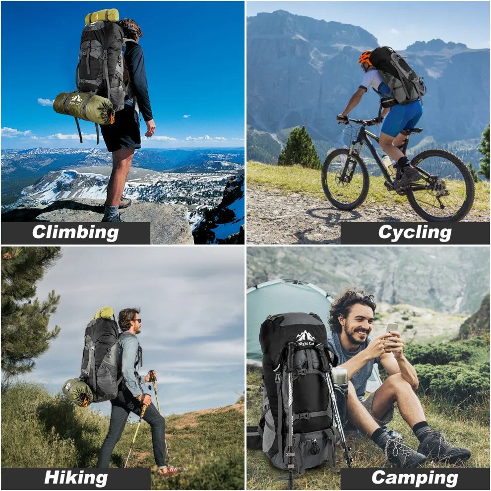 70L Night Cat Hiking Backpack - Longshot Tactical