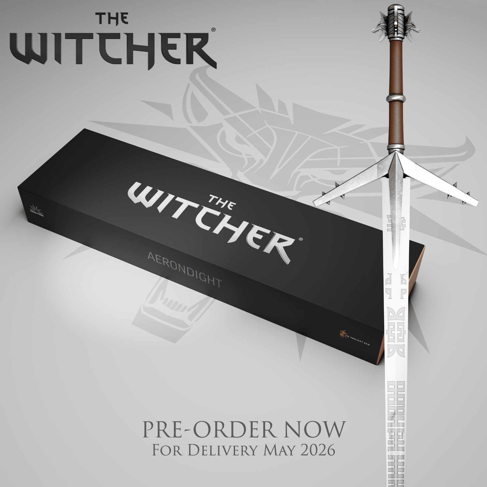 Aerondight Silver Sword - The Witcher Sword - Longshot Tactical