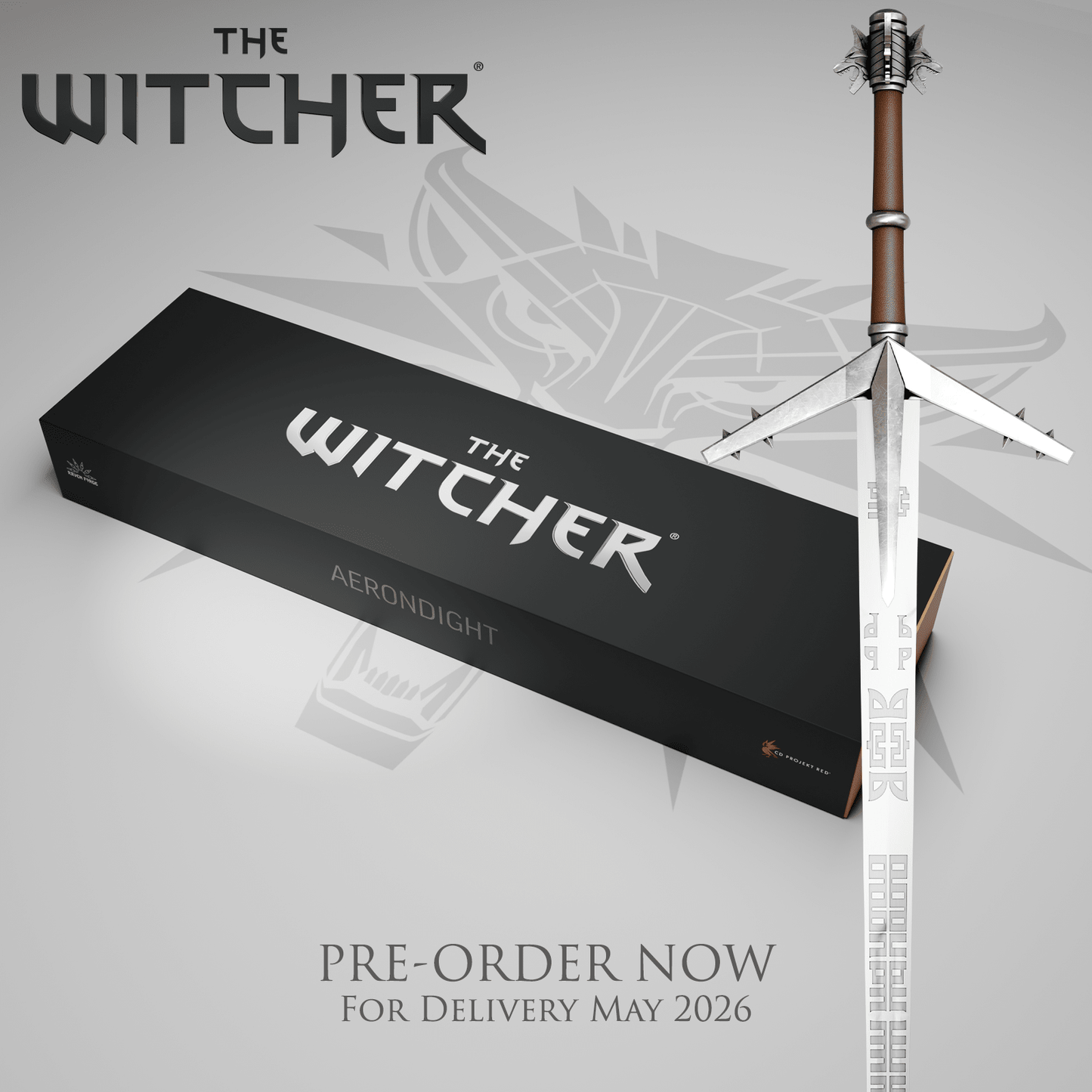 Aerondight Silver Sword - The Witcher Sword - Longshot Tactical
