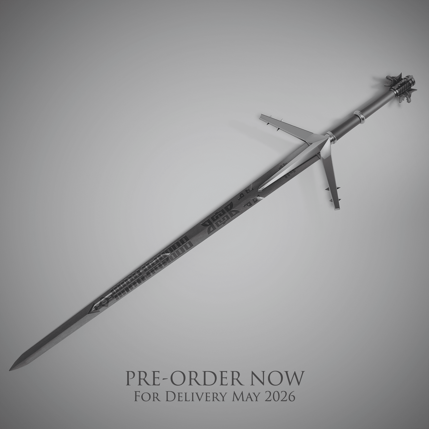 Aerondight Silver Sword - The Witcher Sword - Longshot Tactical