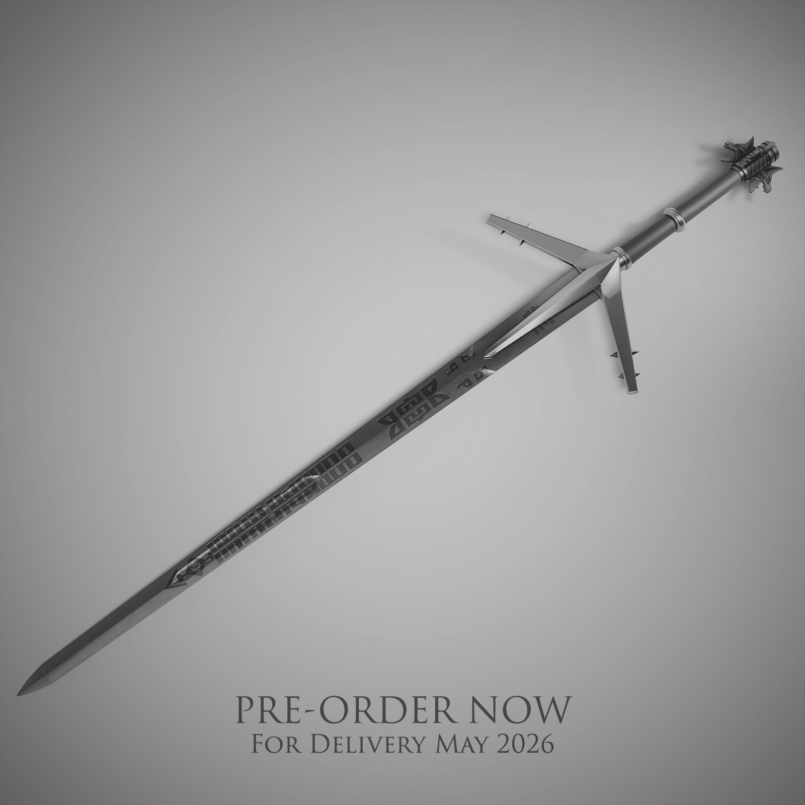 Aerondight Silver Sword - The Witcher Sword - Longshot Tactical