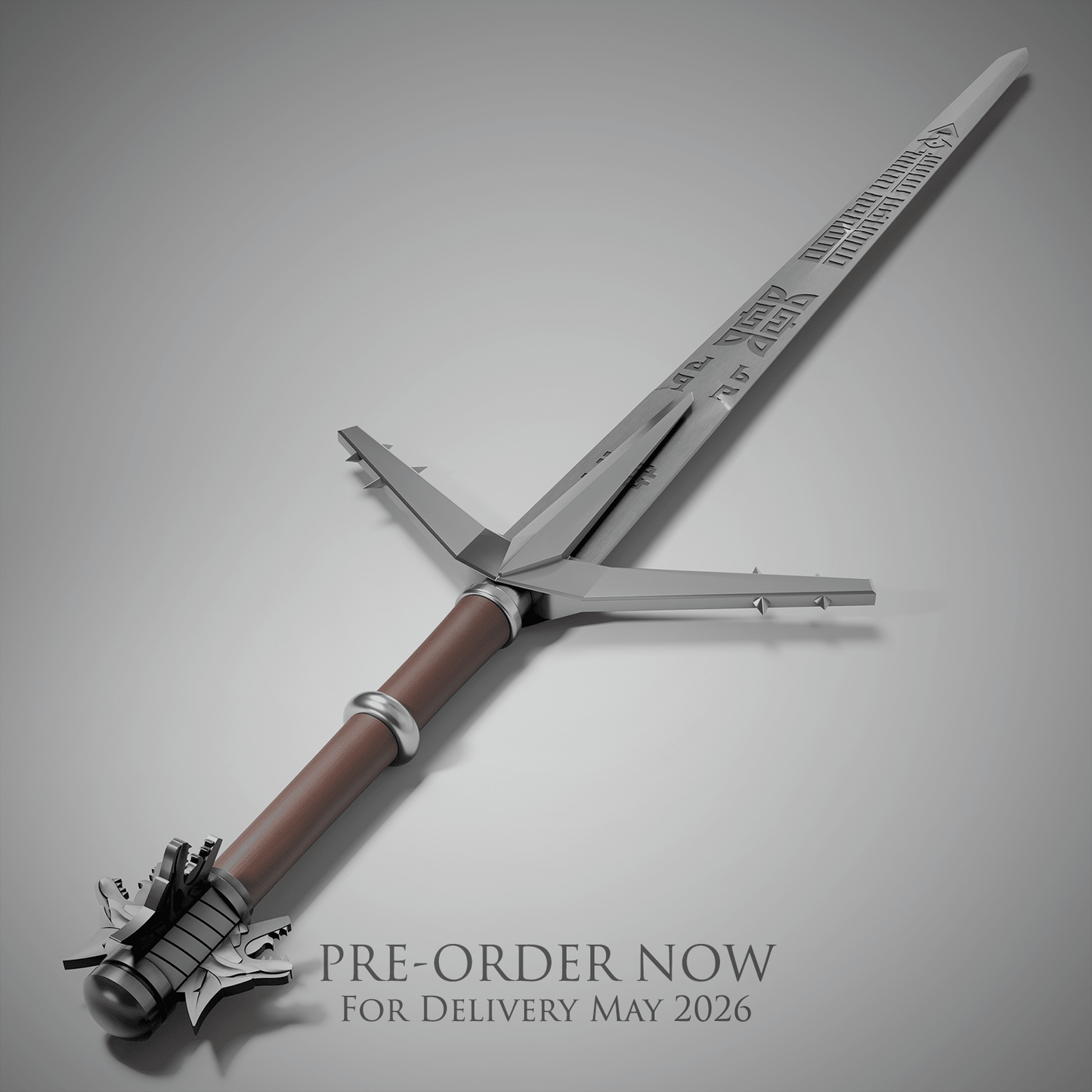 Aerondight Silver Sword - The Witcher Sword - Longshot Tactical