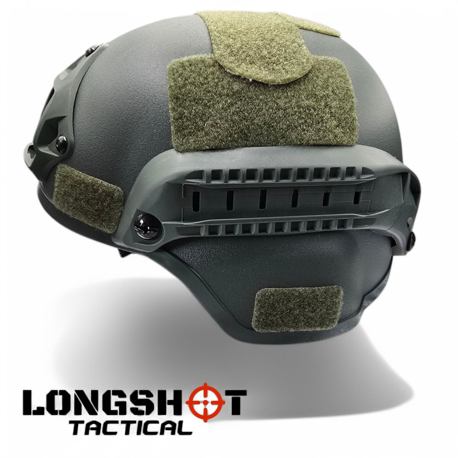 Airsoft FAST Helmet Adjustable - Army Green - Longshot Tactical