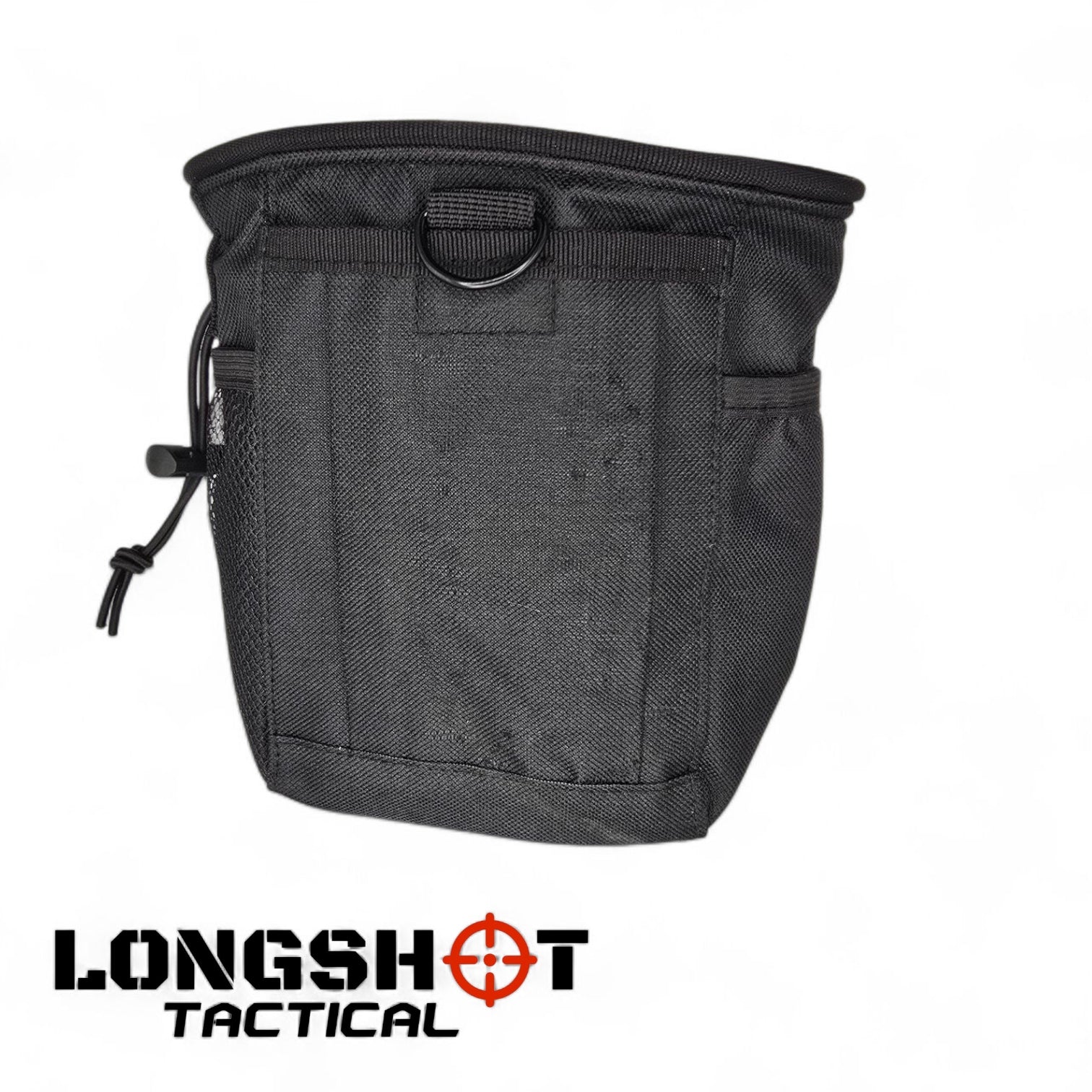 Airsoft Magazine Dump Pouch - Longshot Tactical - Black - Longshot Tactical