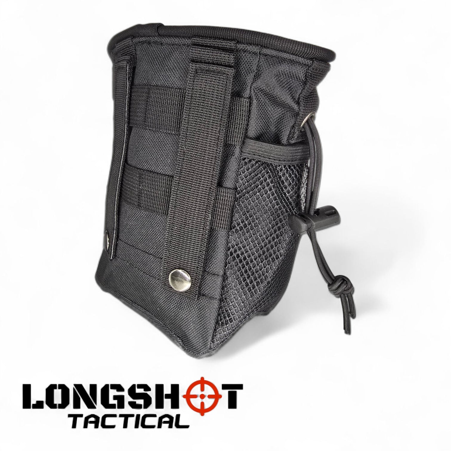 Airsoft Magazine Dump Pouch - Longshot Tactical - Black - Longshot Tactical