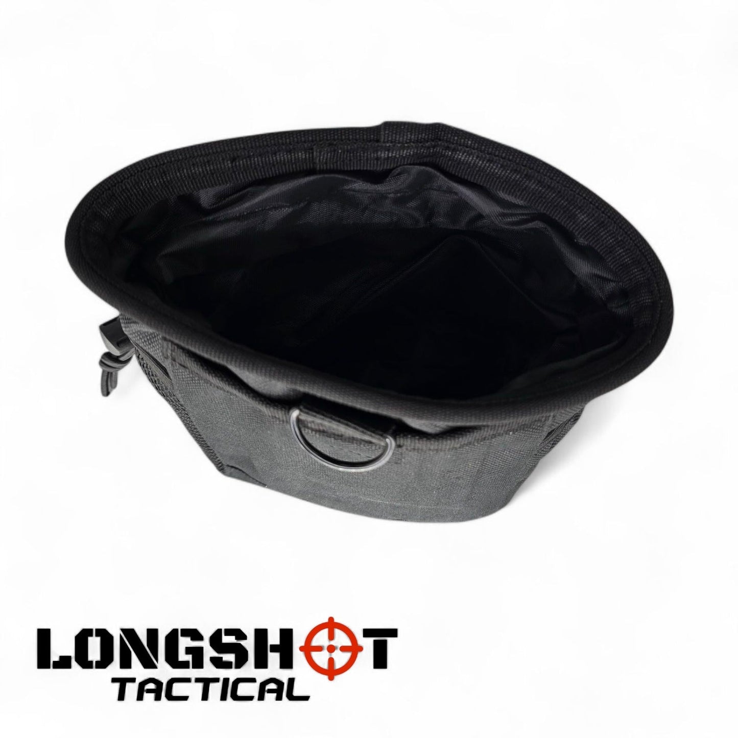 Airsoft Magazine Dump Pouch - Longshot Tactical - Black - Longshot Tactical