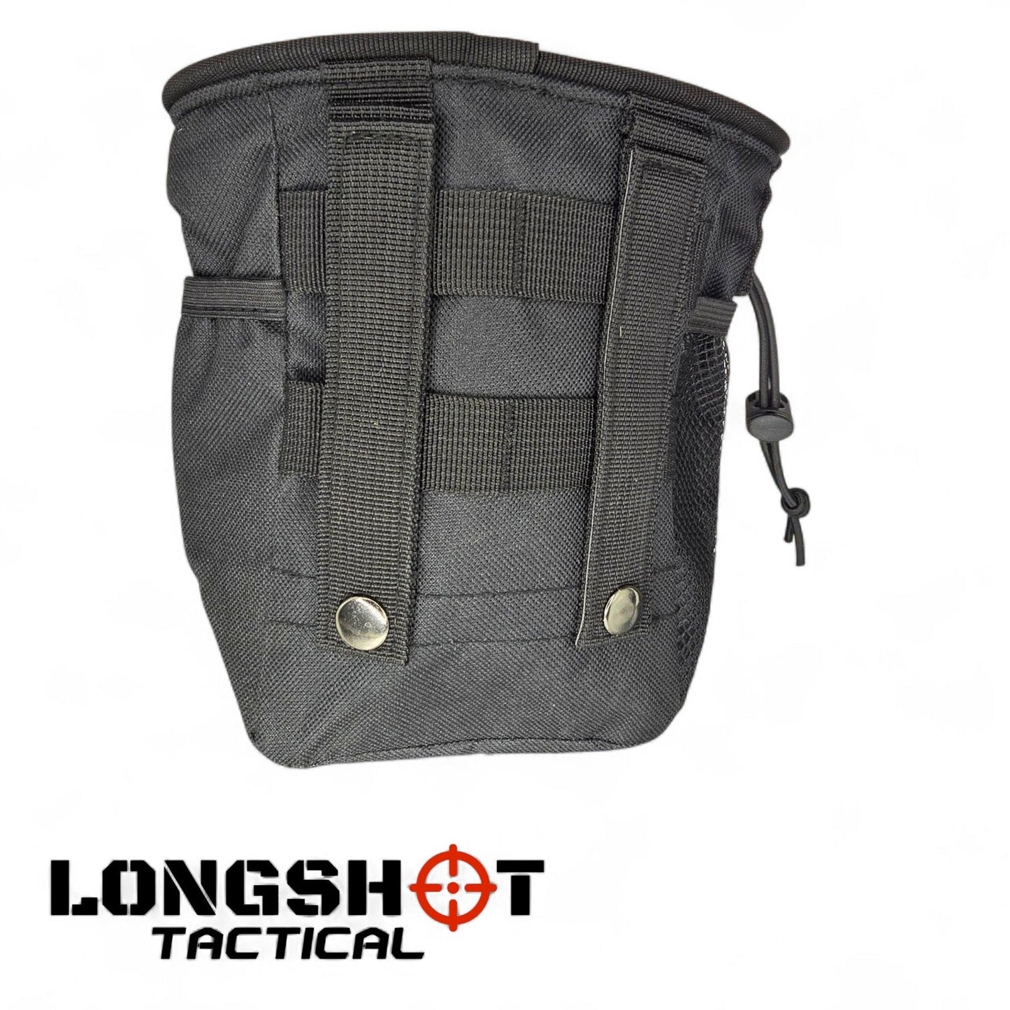 Airsoft Magazine Dump Pouch - Longshot Tactical - Black - Longshot Tactical