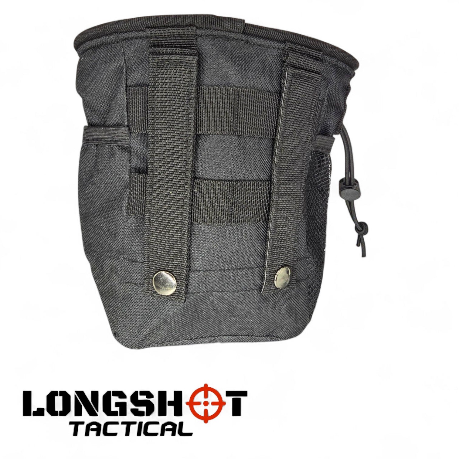 Airsoft Magazine Dump Pouch - Longshot Tactical - Black - Longshot Tactical