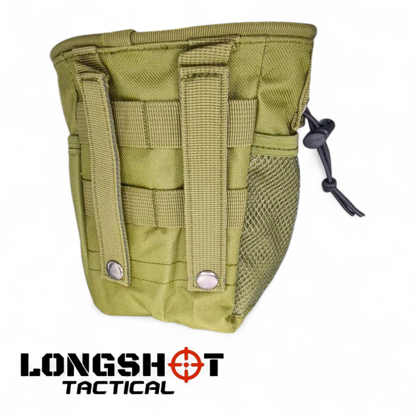 Airsoft Magazine Dump Pouch - Longshot Tactical - Olive Green - Longshot Tactical