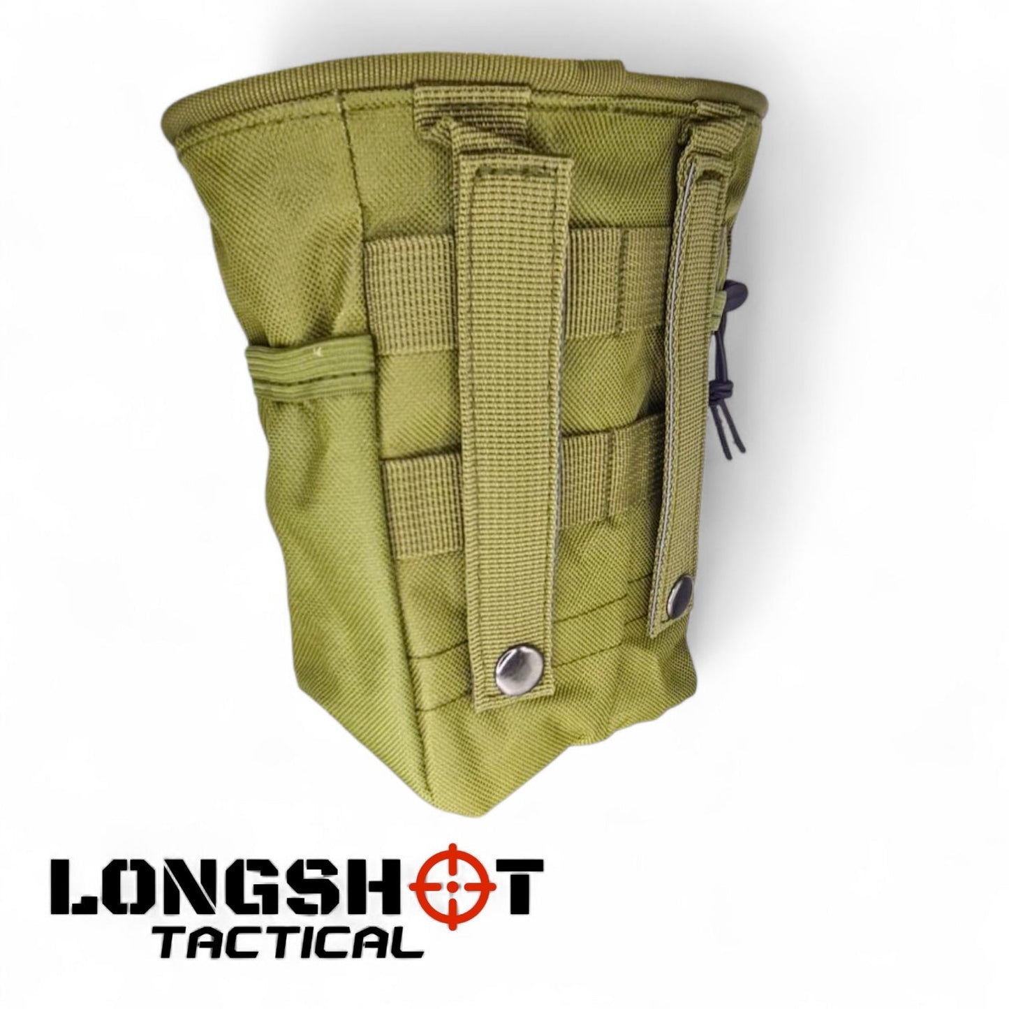 Airsoft Magazine Dump Pouch - Longshot Tactical - Olive Green - Longshot Tactical