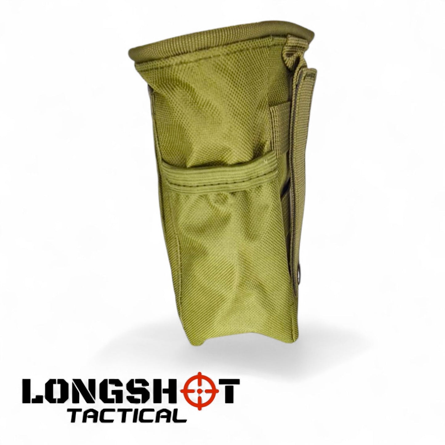 Airsoft Magazine Dump Pouch - Longshot Tactical - Olive Green - Longshot Tactical
