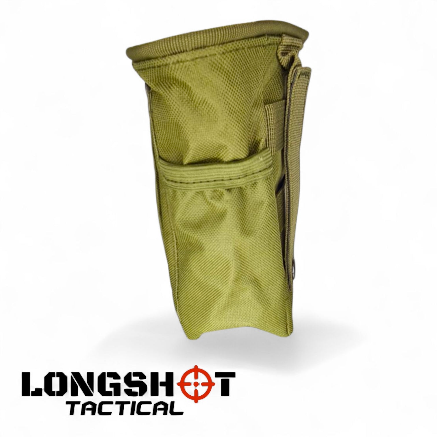 Airsoft Magazine Dump Pouch - Longshot Tactical - Olive Green - Longshot Tactical