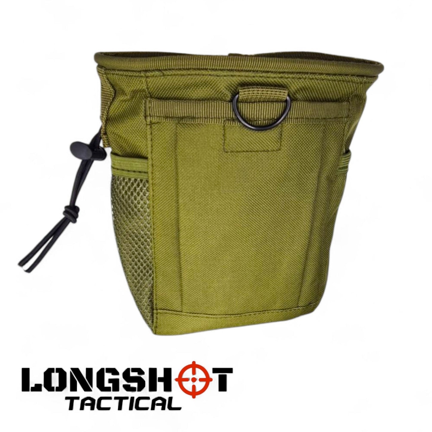 Airsoft Magazine Dump Pouch - Longshot Tactical - Olive Green - Longshot Tactical