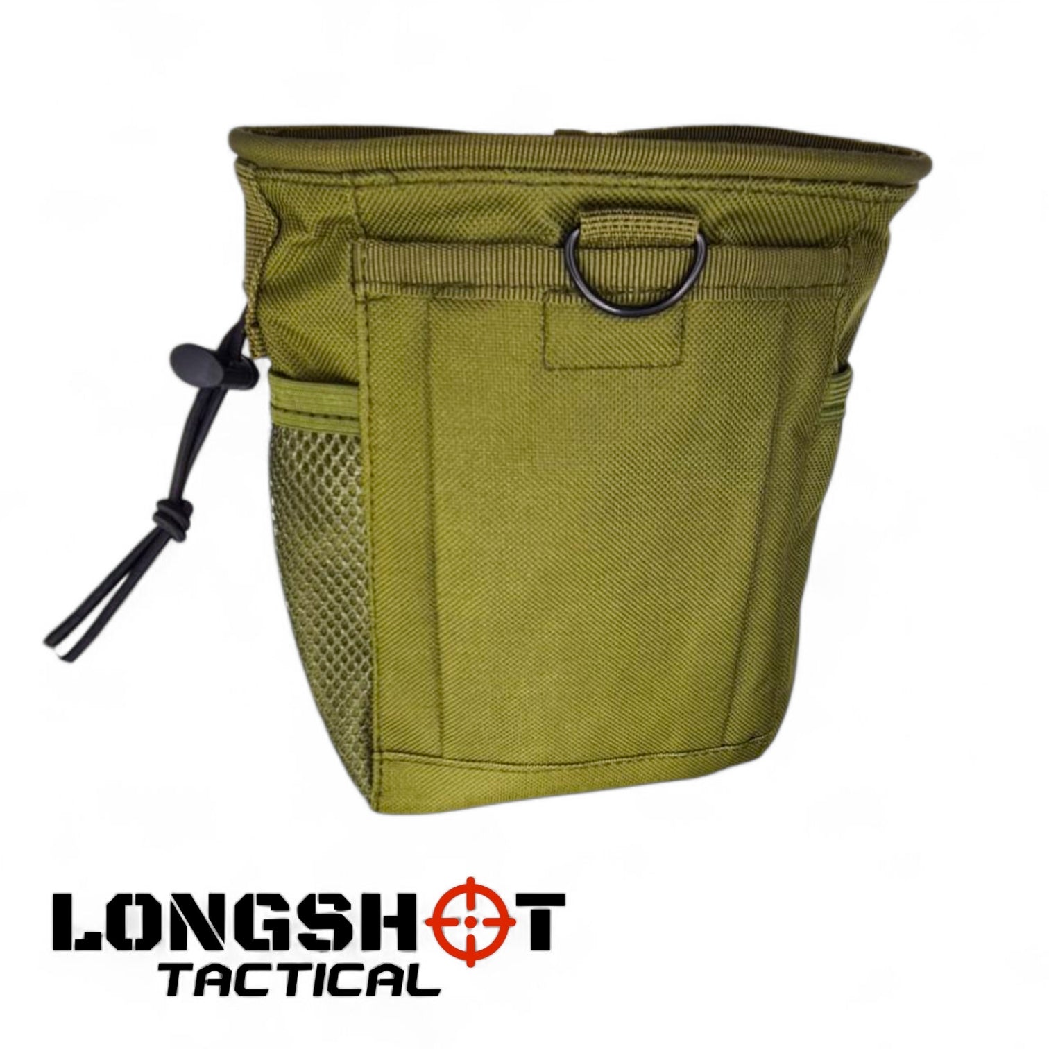Airsoft Magazine Dump Pouch - Longshot Tactical - Olive Green - Longshot Tactical